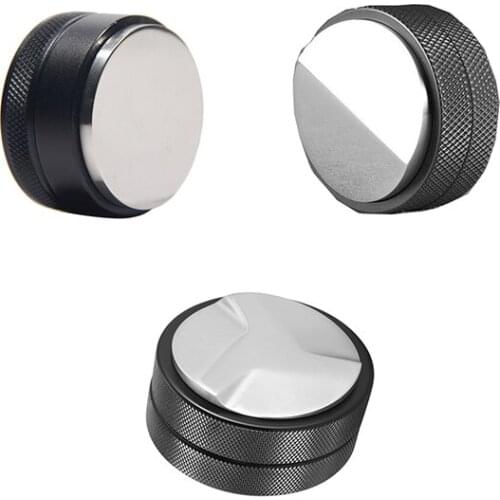 Stainless Steel Coffee Tamper 51MM 58MM Coffee Distributor Coffee Powder Hammer Customized Coffee Accessories Tool