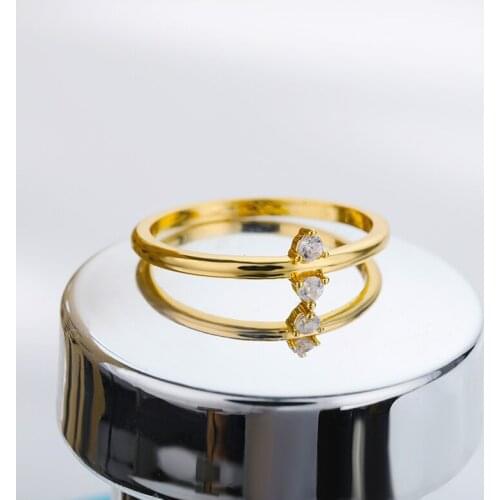 Stainless Steel Ring for Women Vintage Zirocn Ring Anillo Party Jewelry Gift Accessories Geometry Bijoux Femme