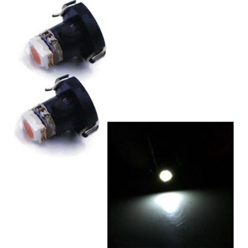 100Pcs White T3 Wedge 1210 1 Smd 1 LED 12V For Car Instrument Light Dash Climate Gauge Lights Heater Control Bulbs Lamp Light
