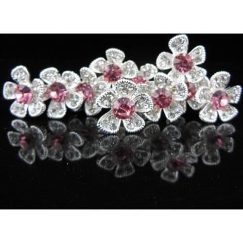 120 Pcs Shiny Rhinestone Crystal Diamante Women Bridal Wedding Prom Hair Pins Hair Accessory 10 Colors For Choose