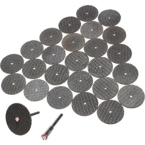 25pcs/set 32mm Resin Cutting Wheel Cut-off Discs Set for Rotary Tool