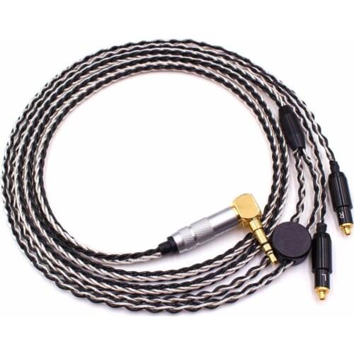 Free Shipping Audiocrast 1.2Meter DIY 8 Cores Headphone Upgrade Cable Jack for SRH1440 SRH1840 SRH1540 Headphones