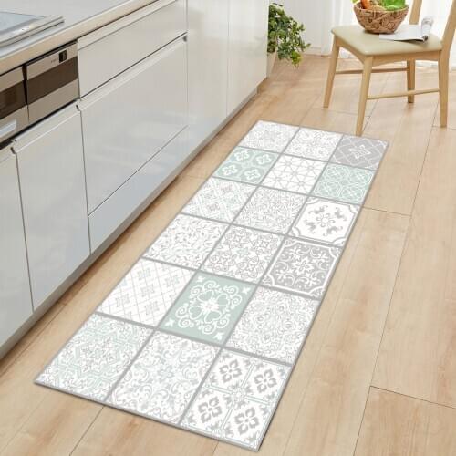 Bohemian Kitchen Floor Mat Carpets Boho Anti-Slip Home Carpet Rug Door Entrance Mats Rugs And Carpets For Home Living Room