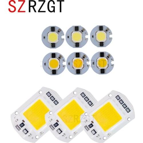 Led Lamp CoB Chip 3W 5W 7W 9W 20W 30W 50W Light Bulb 220V IP65 Smart IC White Warm White For LED Spotlight Floodlight