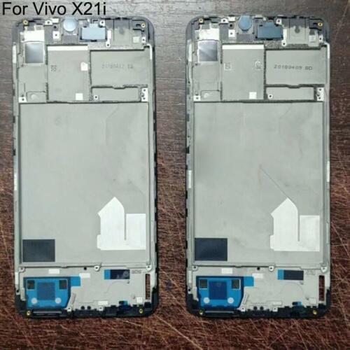 For vivo x21i Front Bezel Frame Housing Cover on battery cover For vivo x21 i phone parts replacement