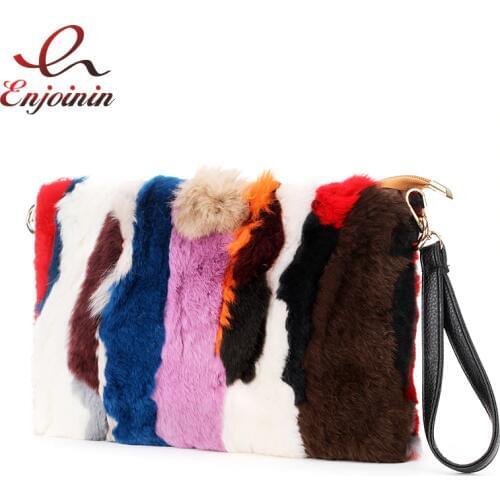 Женские меховые сумки ENJOININ China At AliExpress
