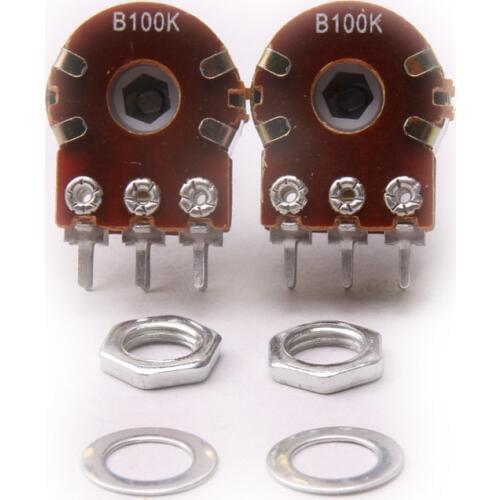 Glyduino WH148 B100K Double link 6 pins Linear Potentiometer Pot Single Joint for Arduino