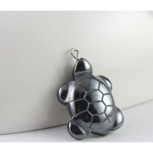 Hot sale fashion hematite tortoise pendant accessories diy accessories HP1022