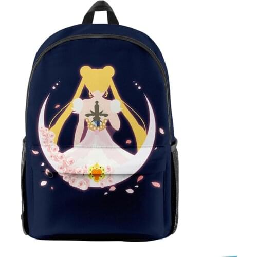 Classic Anime Backpack Sailor Moon Slim Girl Favorite Schoolbag Cute Janpanese Cartoon Bags Celebrate School Kids Birthday Gifts