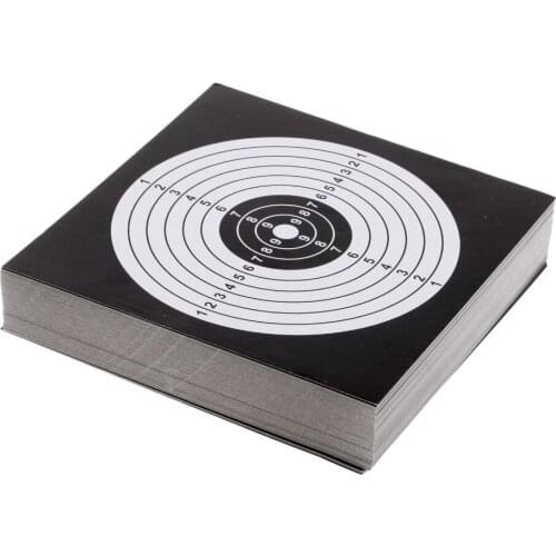 100x Adhesive Reactive Paper Targets for Shooting Practice