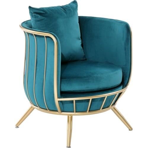 Light extravagance Nordic single chair beauty manicure clothing store rest simple modern small online celebrity sofa chair