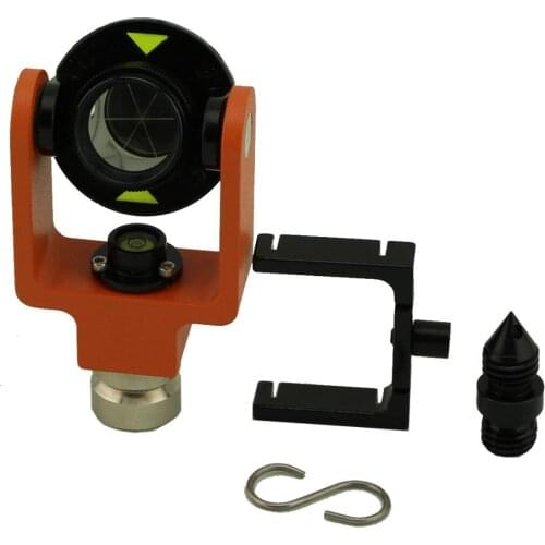 NEW ALL METAL MINI PRISM with SOFT BAG for total station offset 0/-30 mm