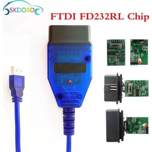 Newest VAG 409 KKL OBD2 USB with FTDI FT232RL Chip Automatic Diagnostic Tool Suitable for VAG 409 Kkl Diagnostic Scanner Cable