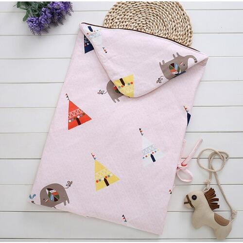2019 Baby Swaddle Newborn Sleepsacks Quilt Cot Cover Envelope For Discharge Cute Cartoon Printed Baby Blankets For Baby Care