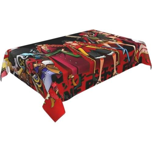 Pirates Dine In A Garish Rectangular Tablecloth With Waterproof And Wrinkle resistant Washable Table Cloth