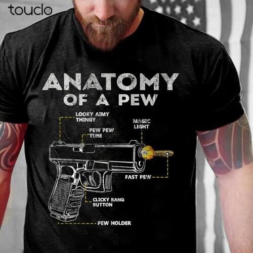 Anatomy Of A Pew Guns Gift Christmas For Men T-Shirt