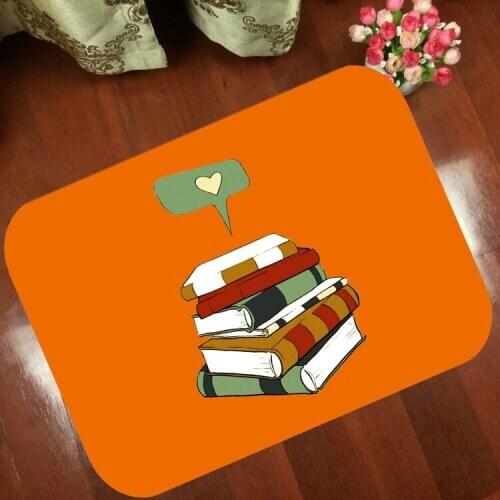 Mats Anti Slip Floor Mat animation books Leica camera orange Carpet Printed Pattern Carpet Rug for Bathroom Door Living Room
