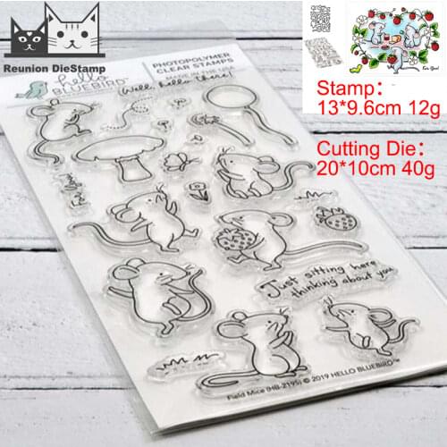 Reunion 2020 New Mouse Party Metal Cutting Dies and Stamps for DIY Scrapbooking Photo Album Decorative Embossing DIY Paper Cards