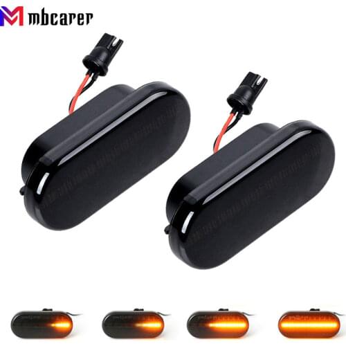 LED Dynamic Side Light Indicator Marker Signal Lamp Sequential Flashing For VW MK4 Jette Bora Golf Lupo Passat Car Accessories