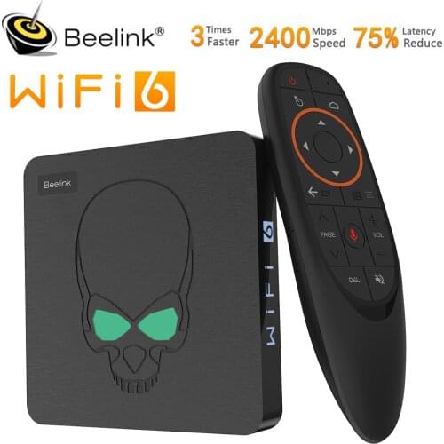 Beelink GT King WIFI 6 Box Android 9.0 Tv Box DDR4 4GB 64GB 1000M LAN Smart Neo Tv 5.8G Dual Wifi 4K Media Player Vs GT-king Pro