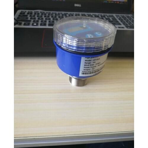 High Accuracy SS304 Ultrasonic level meter tank meter 0-5 meters LCD display 24VDC power supply 4-20mA signal output