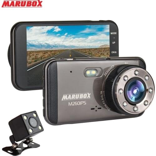 Marubox M260IPS Car DVR Camera Dash Cam 1080P 4.0" Video Recorder Registrator G-Sensor Night Vision Car Camcorder DVR