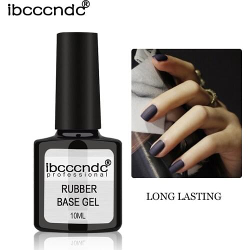 Healthy UV Primer Long-lasting Rubber Base Thicker Gel For Nail Art Gel Lacquer 10ml IBCCCNDC
