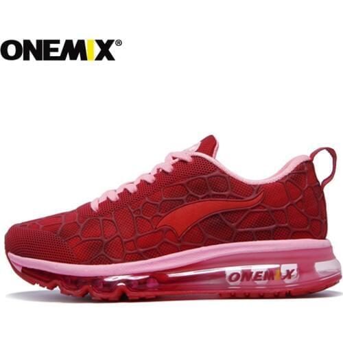 ONEMIX women running shoes Air breathable outdoor sports lightweight cushioning walking shoes professional sports shoes