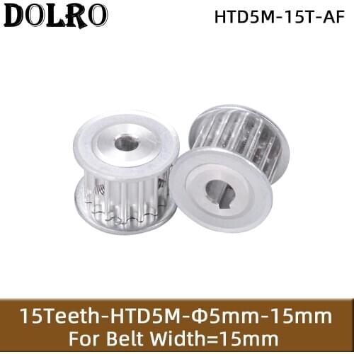 HTD 5M 15 Teeth Synchronous Timing Pulley Bore 5/6/6.35/7/8/1012/14/15mm for Width 15mm HTD5M Belt gear 15-5M-15 AF 15Teeth 15T