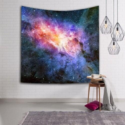 Tapestry Starry Sky Series Printed Household Tapestry Wall Mounted Beach Sitting Blanket Beach Towel tap89