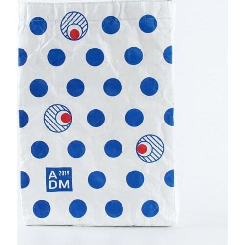 1000pcs Wholesale Custom Washed Tyvek Kraft Paper Bags Nordic Versatile Pouch Can Be Customized Printed Pattern