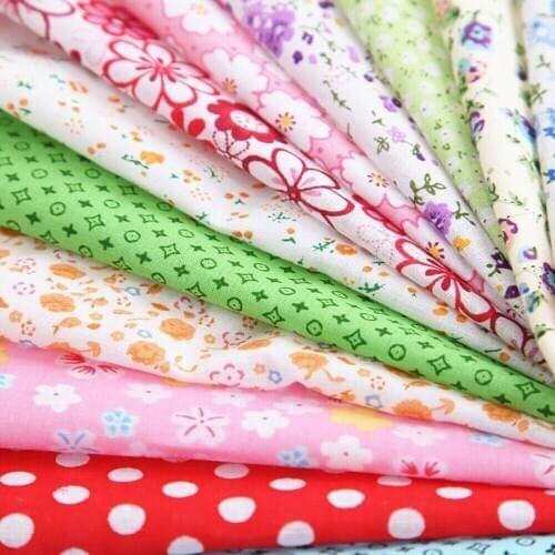 20/50/100pcs15*20cm Floral Printing Sewing Patchwork Cloth Cotton Fabric For Handmade Crafts Bundle DIY Sewing Accessories