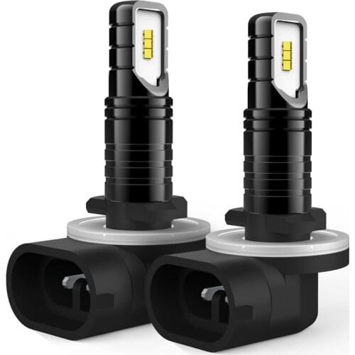 2x H27W/2 881 LED Bulbs Fog Lights for Cars Led Fog Driving Lamp High Lights Car Light Sourse 6000K White H27W H27 Led 12V DRL