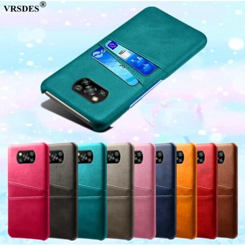 Case For Xiaomi Poco X3 NFC F1 F2 Pro X2 Card Slots Cover PU Leather Cover For Xiaomi Redmi K30 Ultra K20 Note 9s 9 8 Pro Funda
