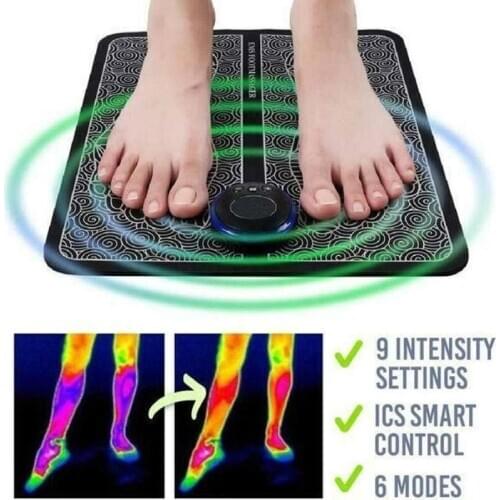 Electric EMS Foot Massager Pad Feet Muscle Stimulator Leg Reshaping Foot Massage Mat Relieve Ache Pain Health Care Dropshipping