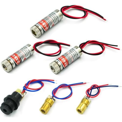 + 650nm 5 mw red dot laser Module Glass Lens Focusable