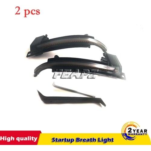 For Audi A4 A5 S5 B8.5 B8 RS5 RS4 S6 S4 Dynamic Indicator Blinker Startup Breath Light 2 pcs Side Wing Superb Mirror Indicator