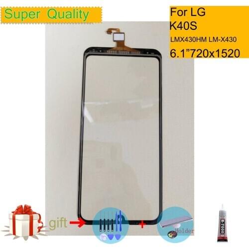 K40S For LG K40S LMX430HM LM-X430 Touch Screen Panel Sensor Digitizer Front Glass Outer Lens Touchscreen K40S Replacement