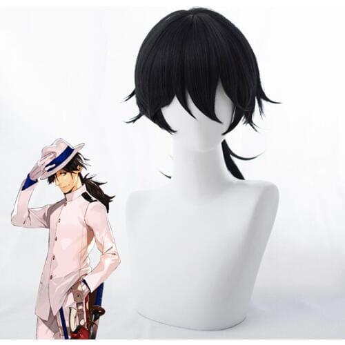 Game Fate Grand Order Cosplay Wigs Ryouma Sakamoto Cosplay Synthetic Wig Hair Halloween Carnival Party Anime Cosplay Wig