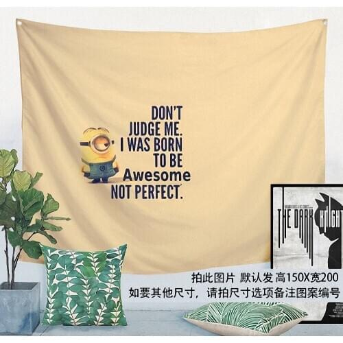 Classic Movie\Rock Band\Creative Pattern Flag Banner Cloth Art Retro Poster Tapestry Wall Sticker Hanging Painting Indoor Decor