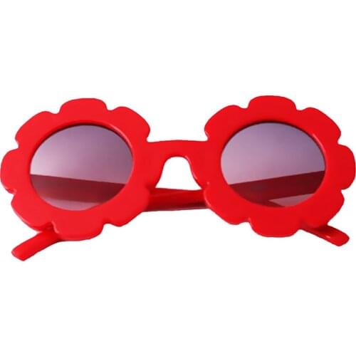 Hot Sale Kids Sunglass Sun Flower Kids Children Baby Boy Girl Soft Plastic UV400 Classic Vintage Holiday Sunglasses Headwear Acc