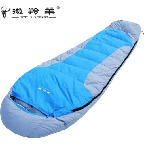 The emblem of outdoor winter 2013 antelope new adult down sleeping bag comfortable camping sleeping bag warm lovers -7 C