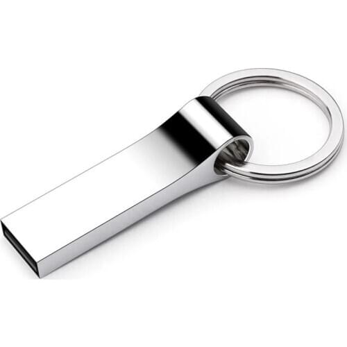 Original chip usb flash drive 64GB 32GB 16GB 8GB 128GB pen drive pendrive metal silver usb flash memory drive