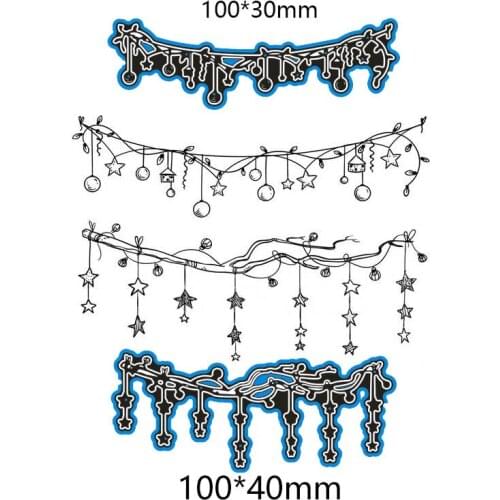 Hanging ornament Die Cuts Folder Card Making Album Scrapbooking Embossing Dies Metal DIY Embossing Stencils Template