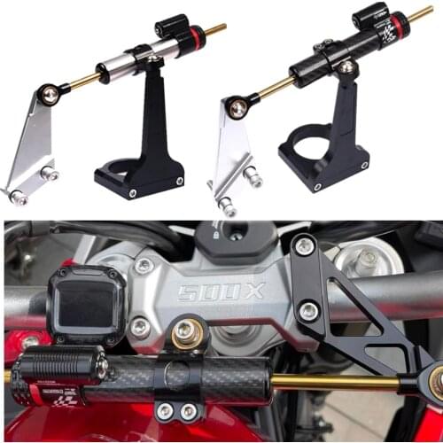 Motorcycle CNC Adjustable Steering Damper Stabilizer For Colove KY400X KY 400X KY400 X 400X