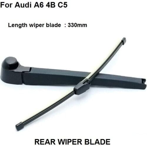 For Audi A6 4B C5 Estate Rear Windscreen Wiper Blade And Arm 1999-2005 13'' 330mm