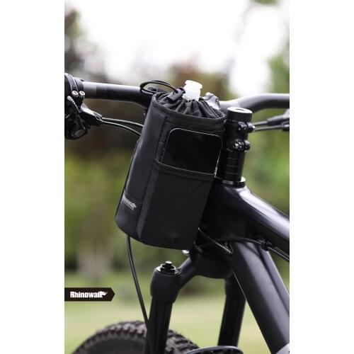 Rhinowalk Riding Handlebar Bag Bicycle Accessories Bicycle Bag Cycling Water Bottle Carrier Pouch MTB Bike Insulated Kettle Bag