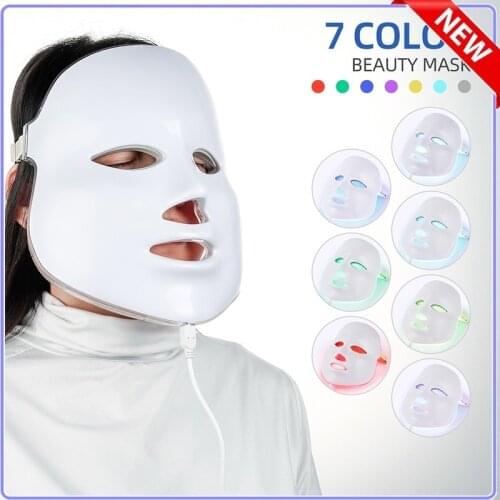 LED Light Therapy Face Mask LED Photon Facial Mask Skin Care Anti Wrinkle Skin Tighten Beauty Machine Mask for Face Women