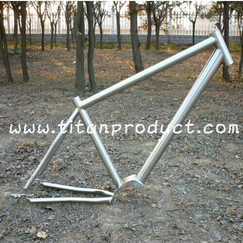 Titanium MTB Frame with Pinion gearbox