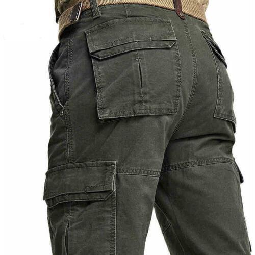 Spring Mens Multi-Pocket Pants Outdoor Climbing Camping Hiking Trekking Tactical Breathable Anti-wear Male Overalls Trousers